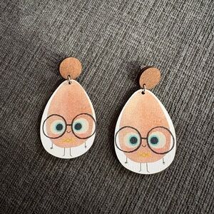 The Good Egg book character earrings